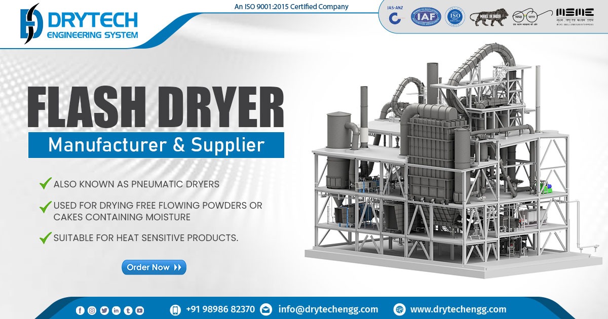 Supplier of Flash Dryer In Tamil Nadu