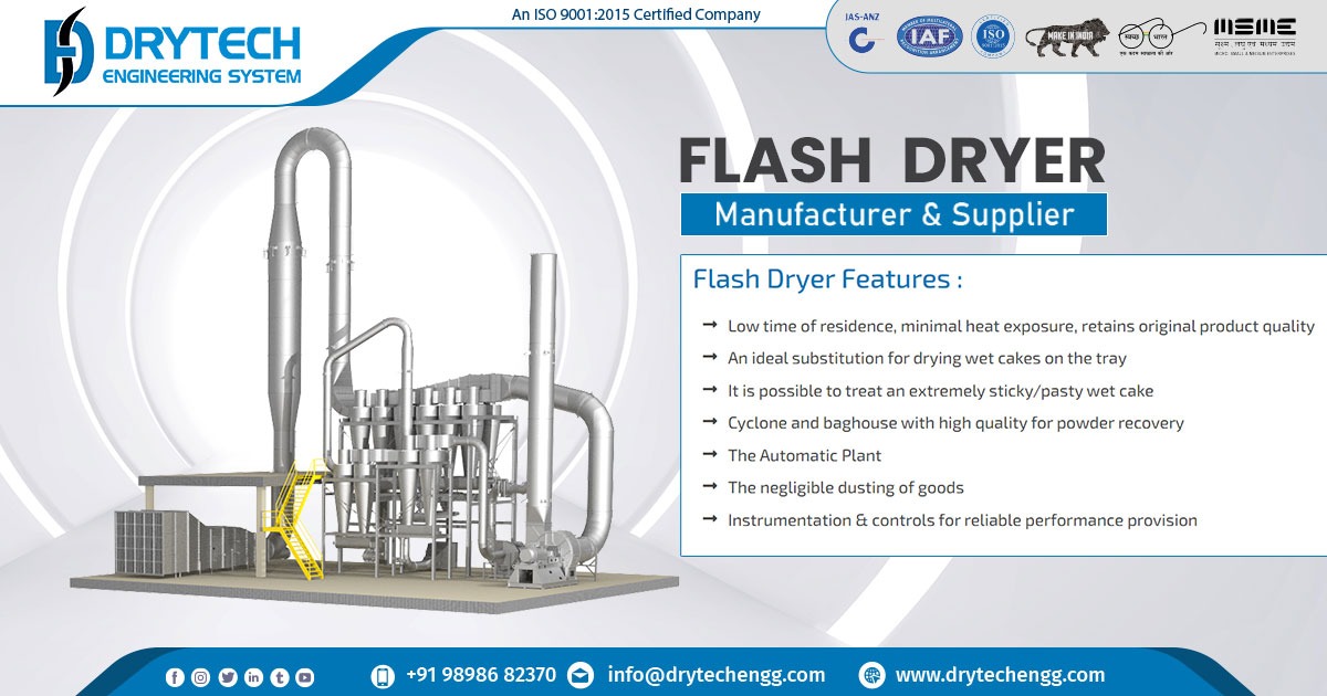 Supplier of Flash Dryer in Botswana