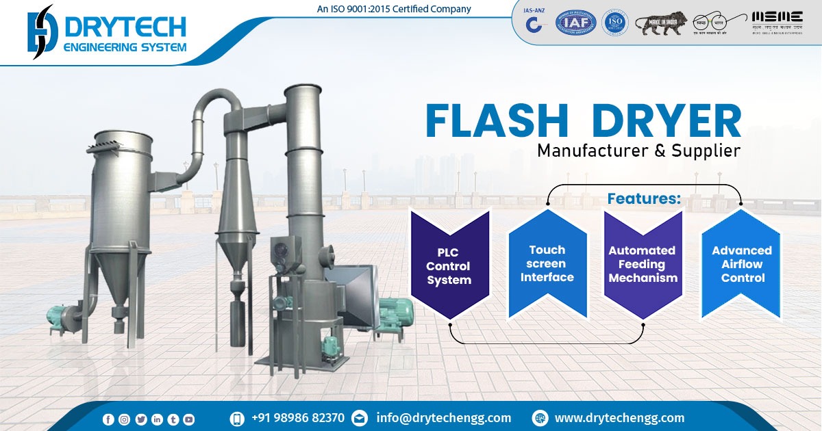 Exporter of Flash Dryer in Haydrabad