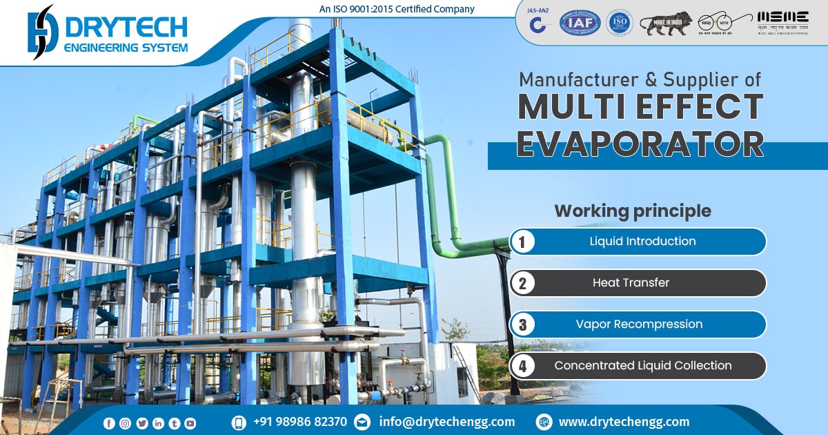 Supplier of Multi Effect Evaporator in Tamil Nadu