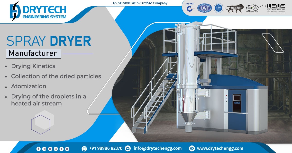 Exporter of Spray Dryer in Balngadesh