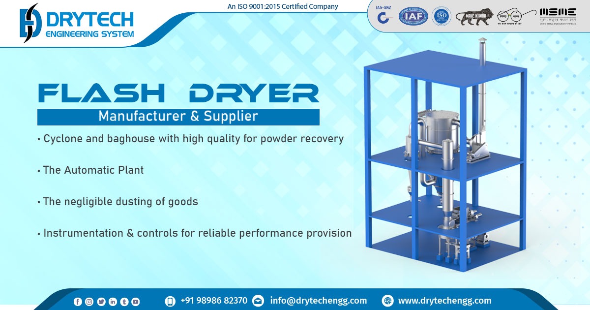 Exporter of Flash Dryer in Sri lanka