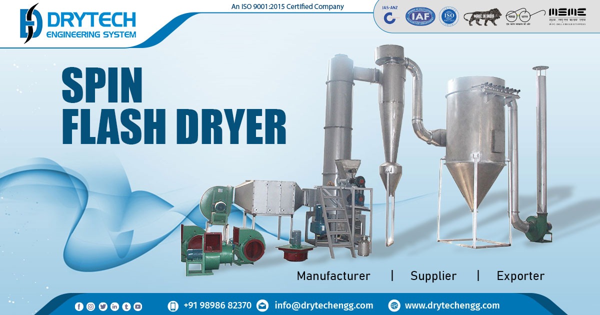 Exporter of Spin Flash Dryer in Andhra Pradesh