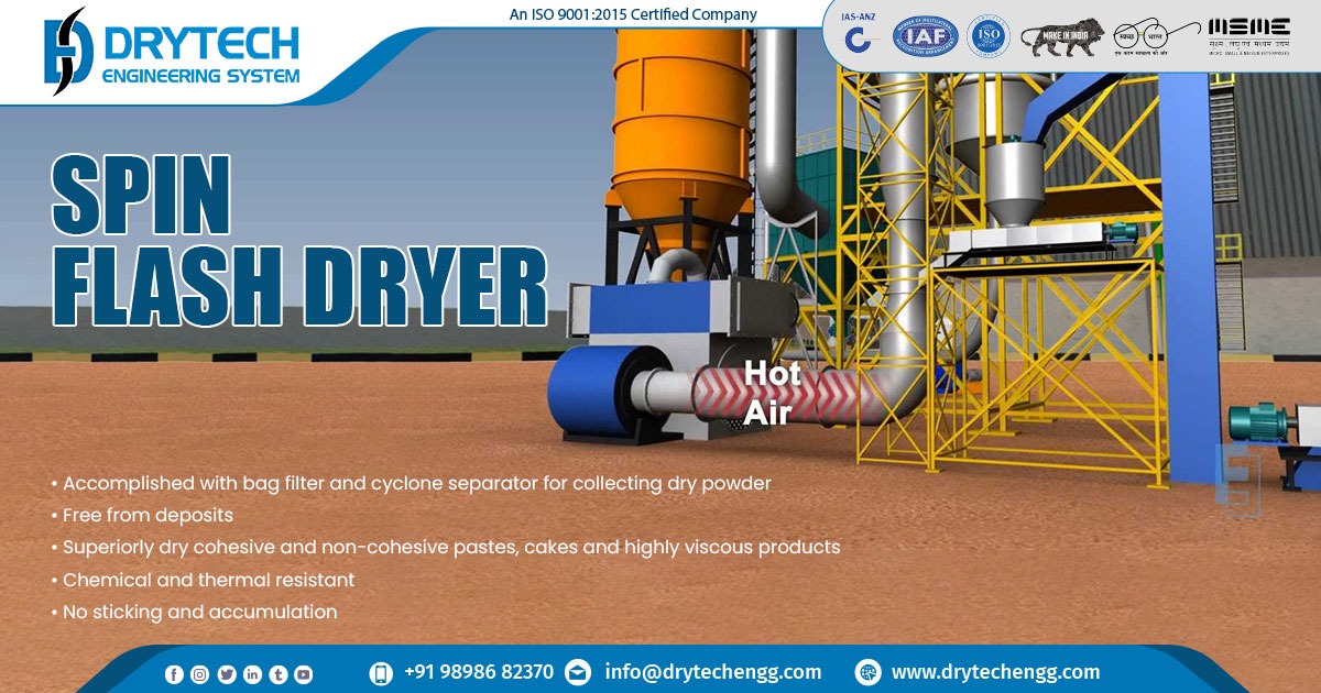 Exporter of Spin Flash Dryer in Namibia