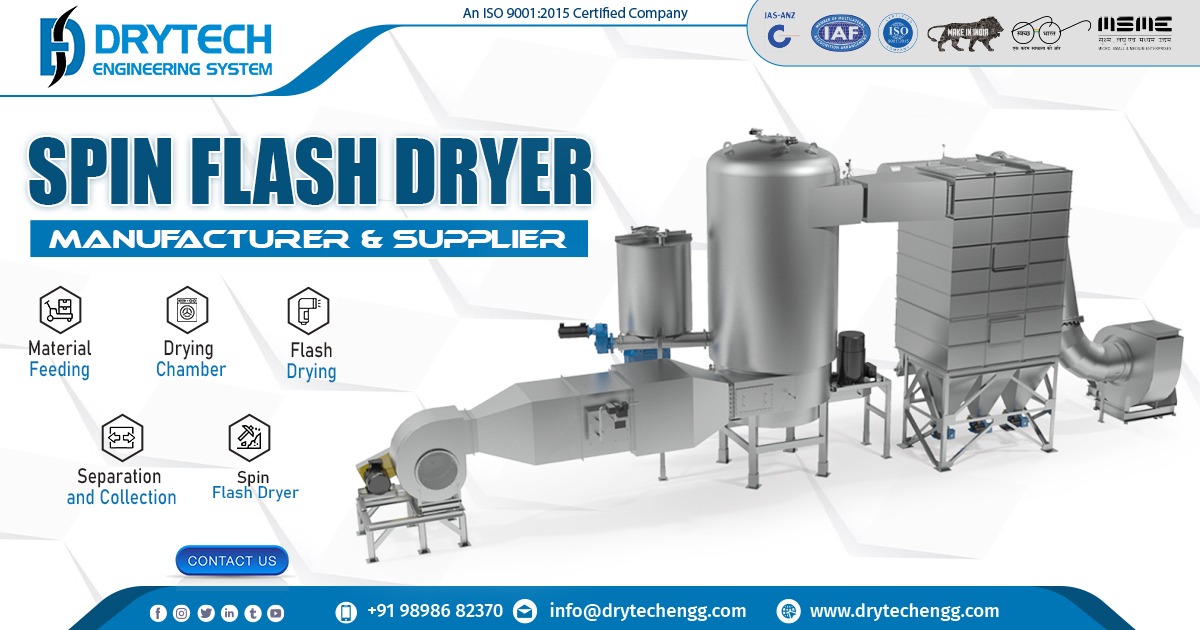 Exporter of Spin Flash Dryer in Balngadesh