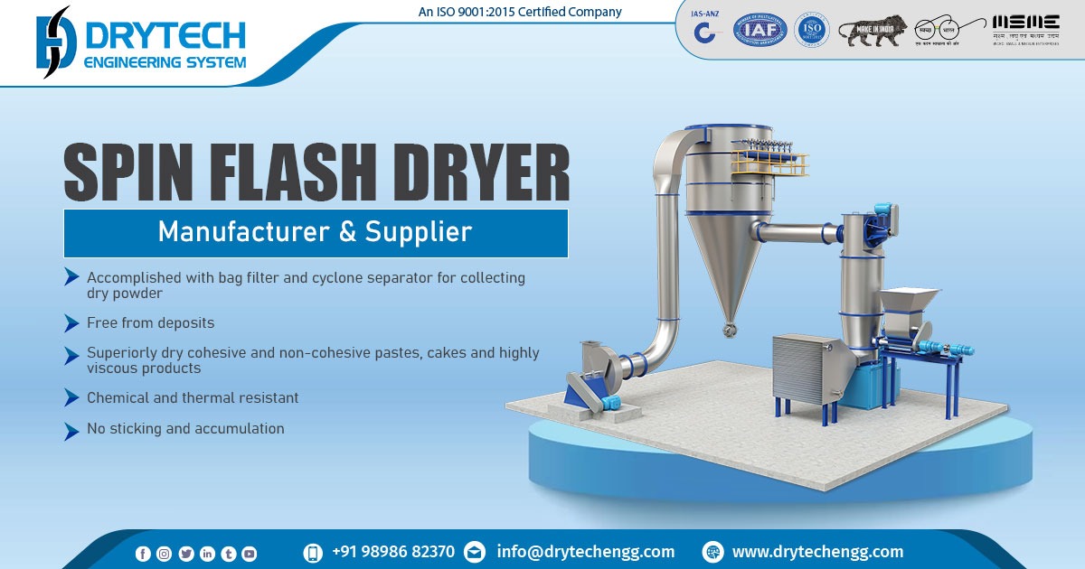 Spin Flash Dryer Manufacturer