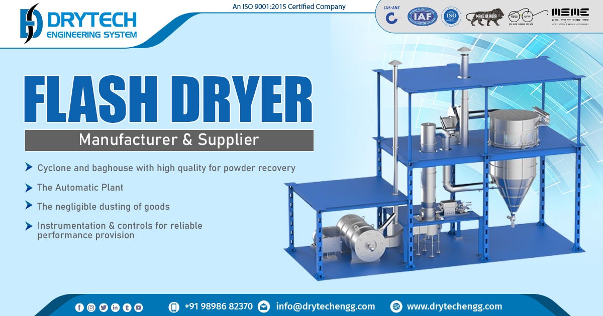 Flash Dryer Supplier in Maharashtra