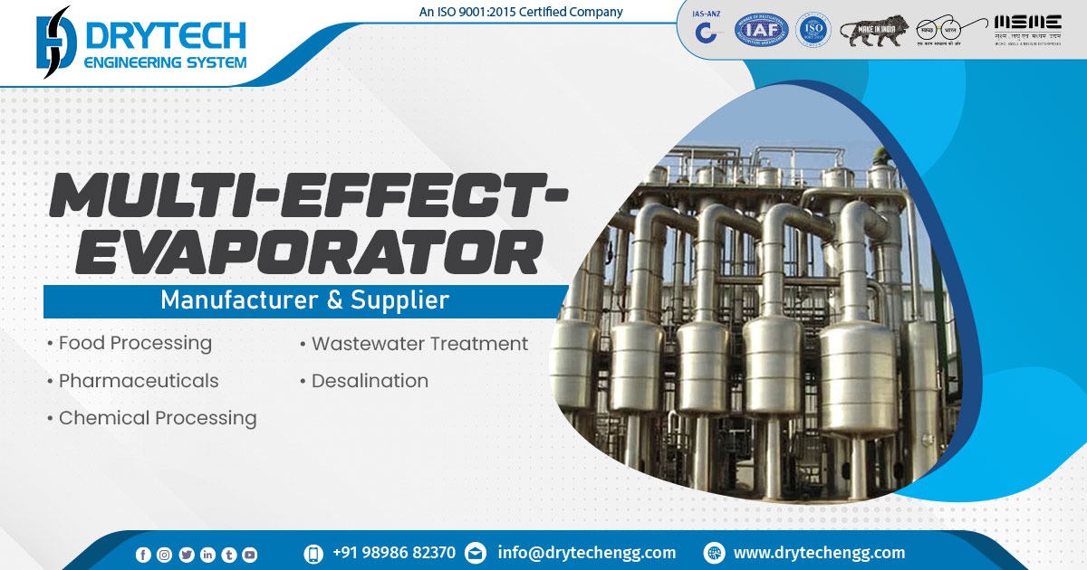 Exporter of Multi Effect Evaporator in Sri Lank