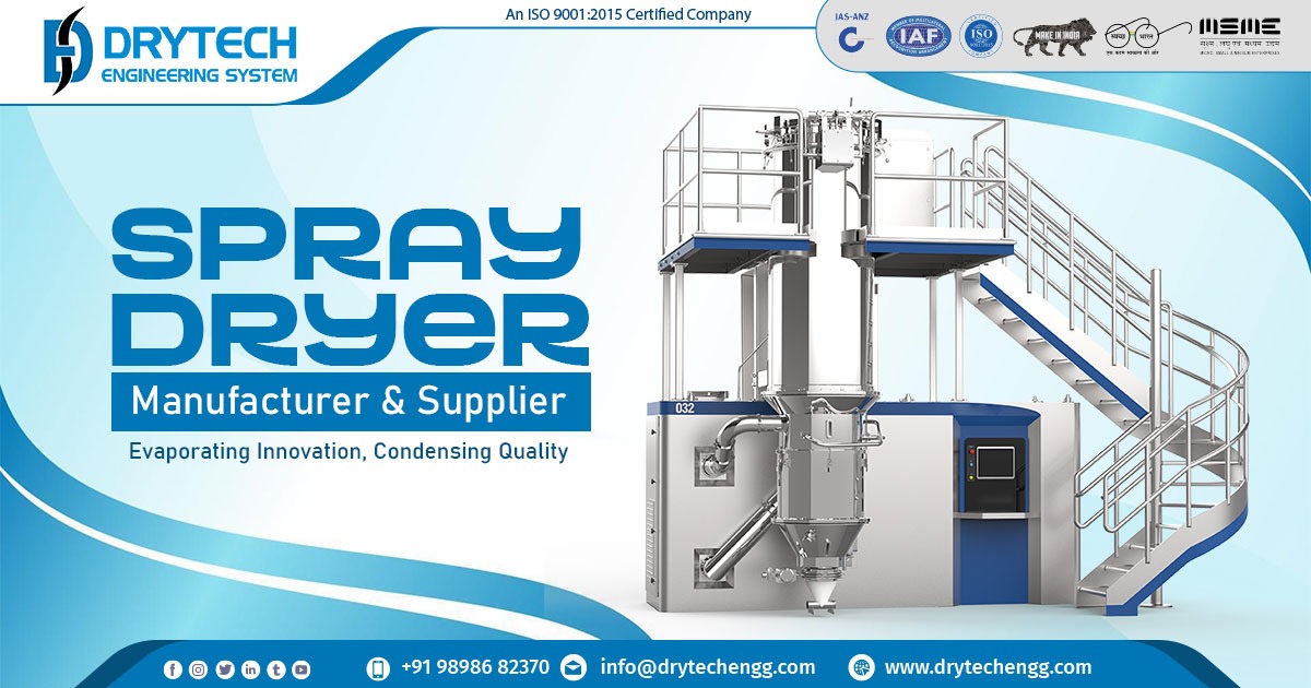 Supplier of Spray Dryer in Kochi