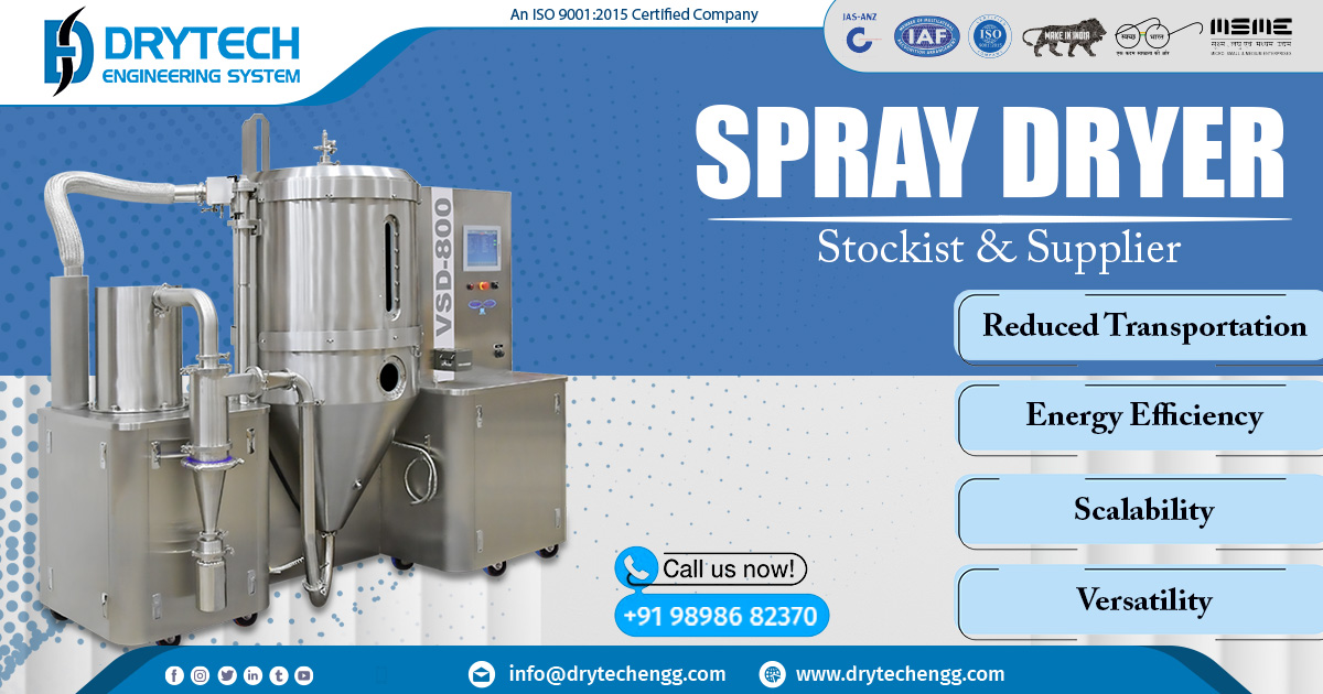 Exporter of Spray Dryer in Comoros