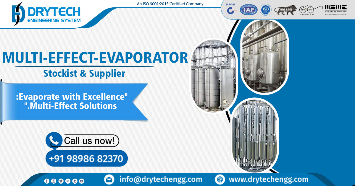 Exporter of Multi Effect Evaporator in Nigeria