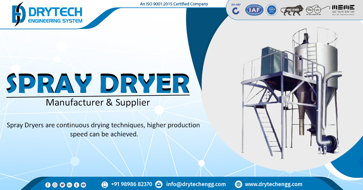 Supplier of Spray Dryer Kerala