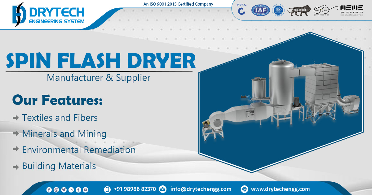 Exporter of Spin Flash Dryer in Angola