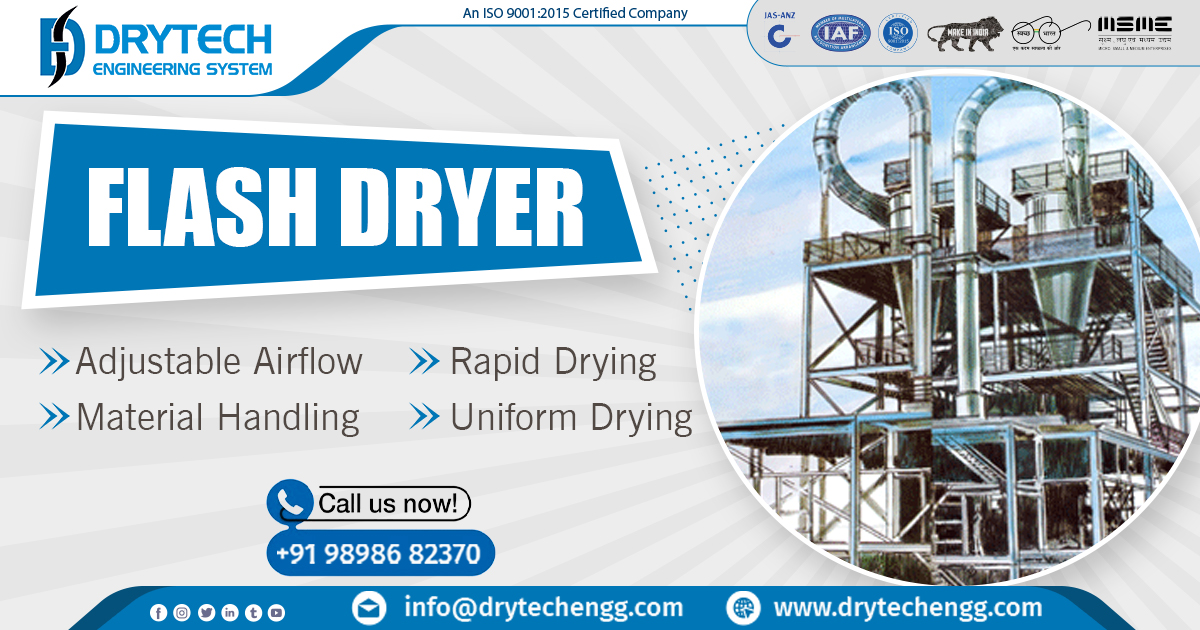 Supplier of Flash Dryer in Telangana