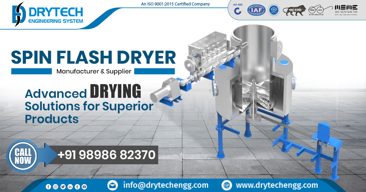 Supplier of Spin Flash Dryer in Bangladesh