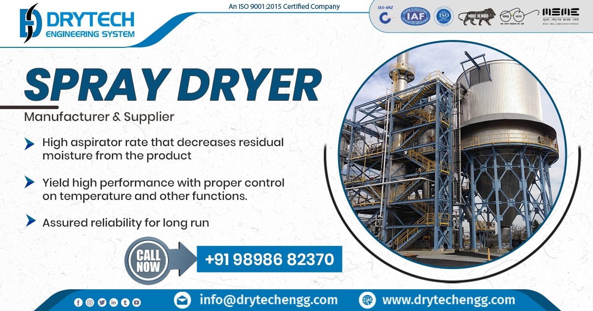 Exporter of Spray Dryer in Zimbabwe