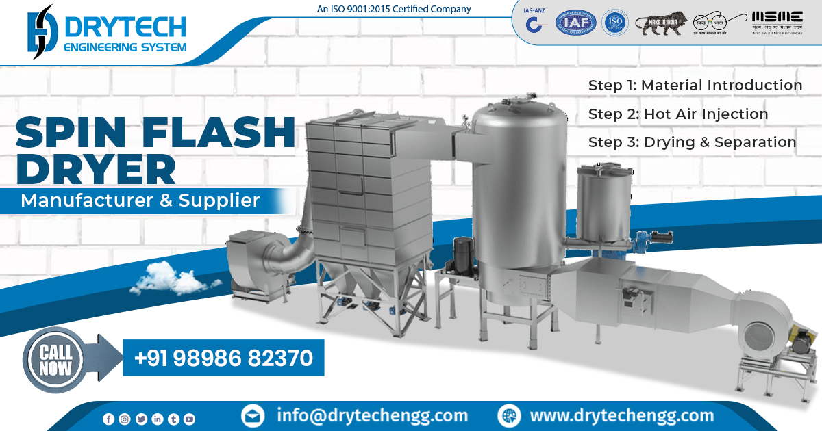 Exporter of Spin Flash Dryer in Zambia