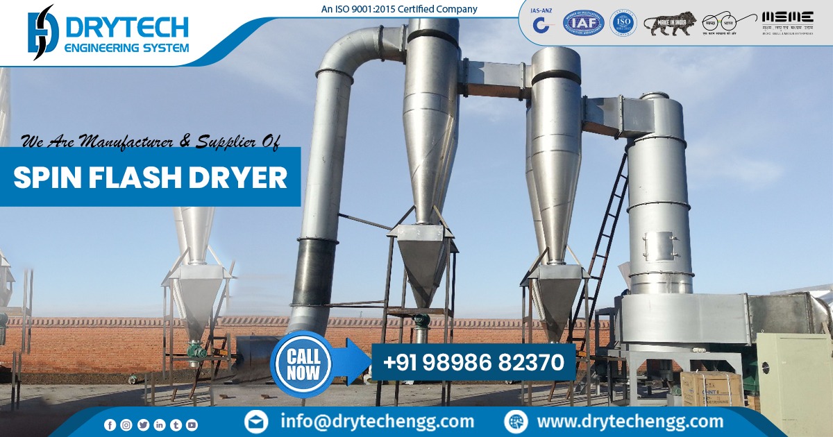 Supplier of Spin Flash Dryer in Congo