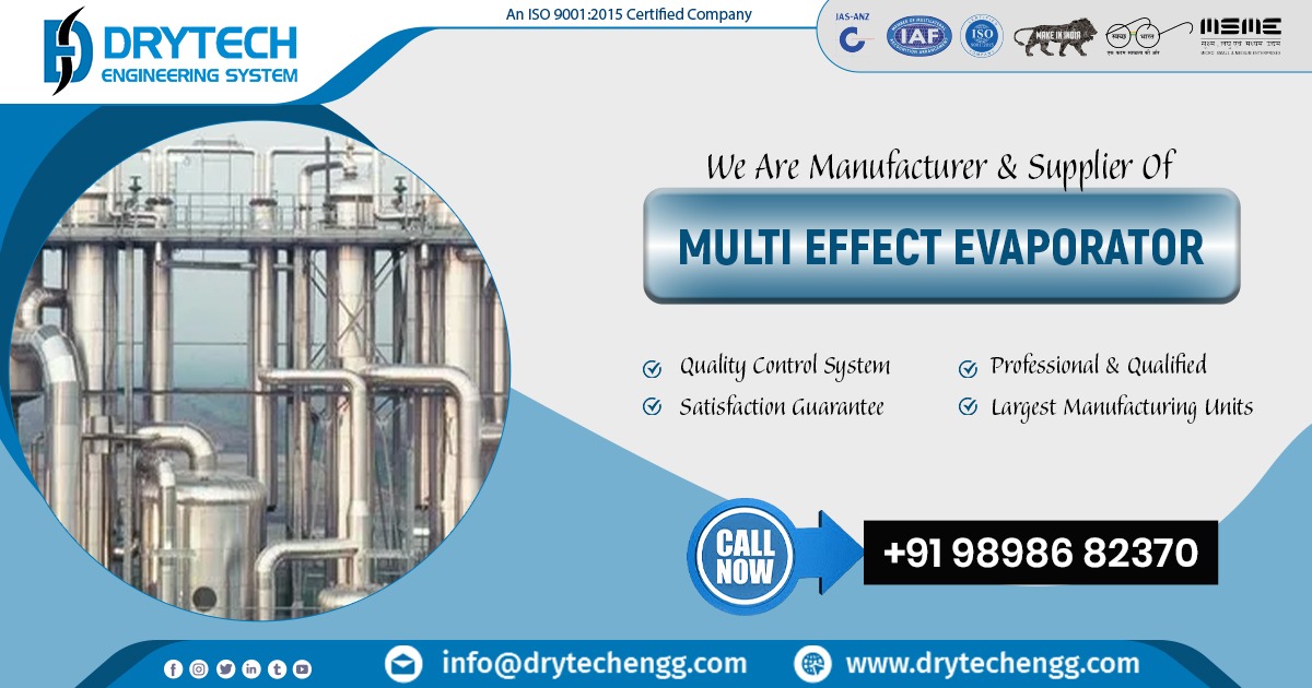 Exporter of Multi Effect Evaporator in Mozambique