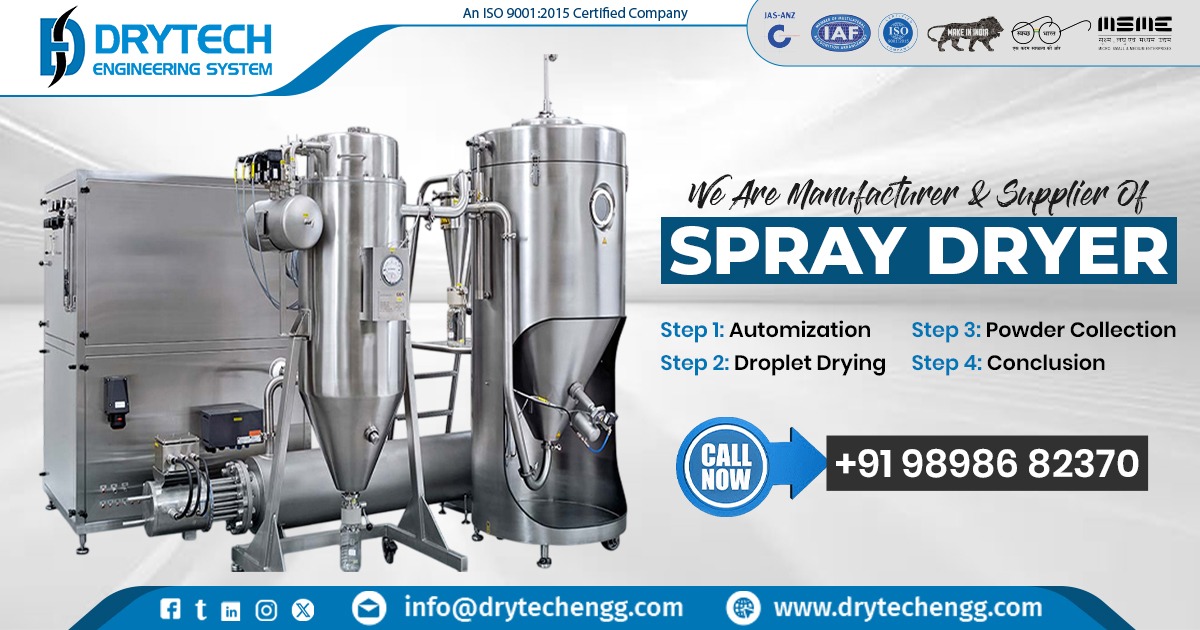 Exporter of Spray Dryer in Uganda