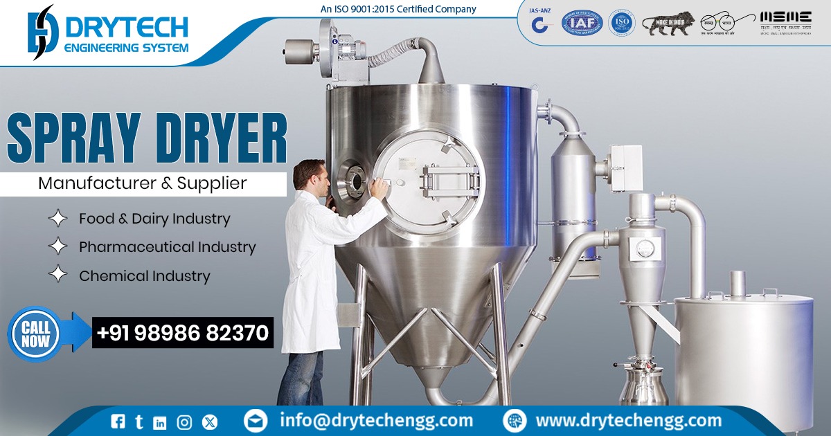 Exporter of Spray Dryer in Guinea