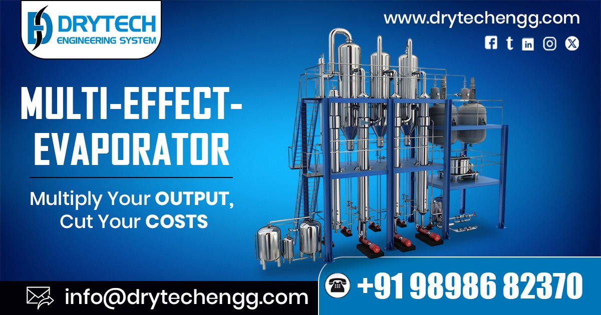 Multiple Effect Evaporator Manufacturer in Ahmedabad