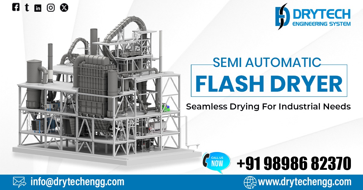 Semi Automatic Flash Dryer in DR Congo