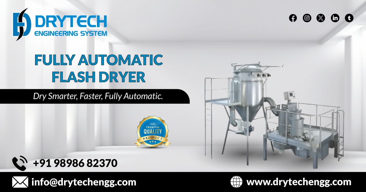 Fully Automatic Flash Dryer in Andhra Pradesh