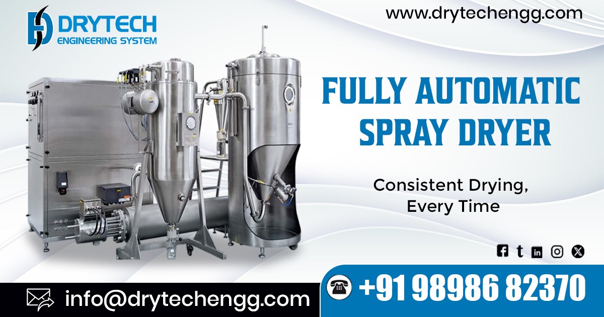Fully Automatic Spray Dryer in Tamil Nadu