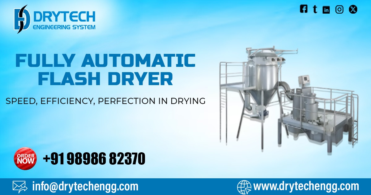 Fully Automatic Flash Dryer in Karnataka
