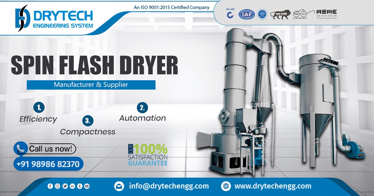 Premium Spin Flash Dryer in Tamil Nadu