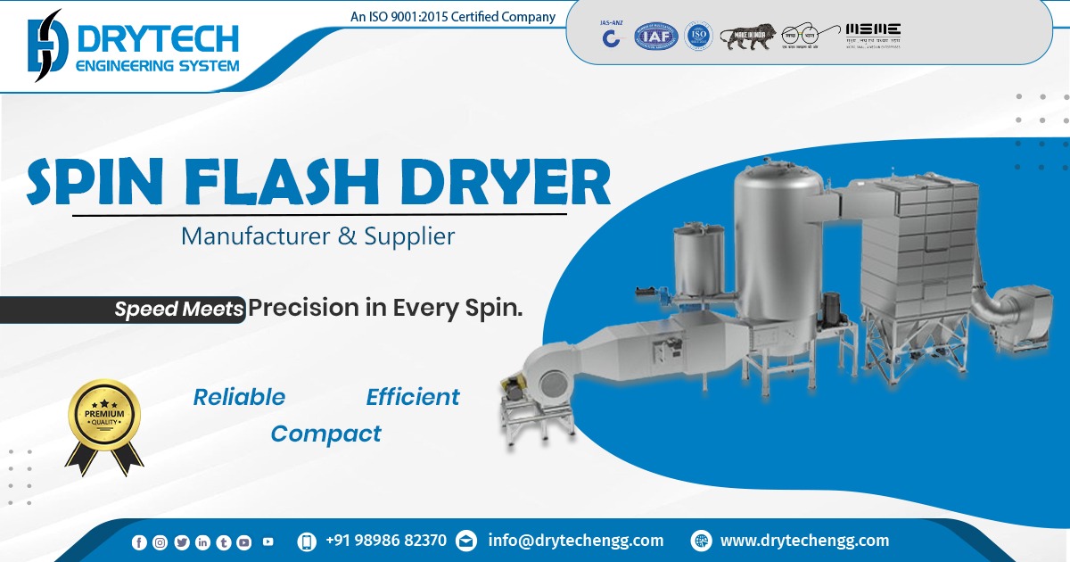 Spin Flash Dryer in Madhya Pradesh