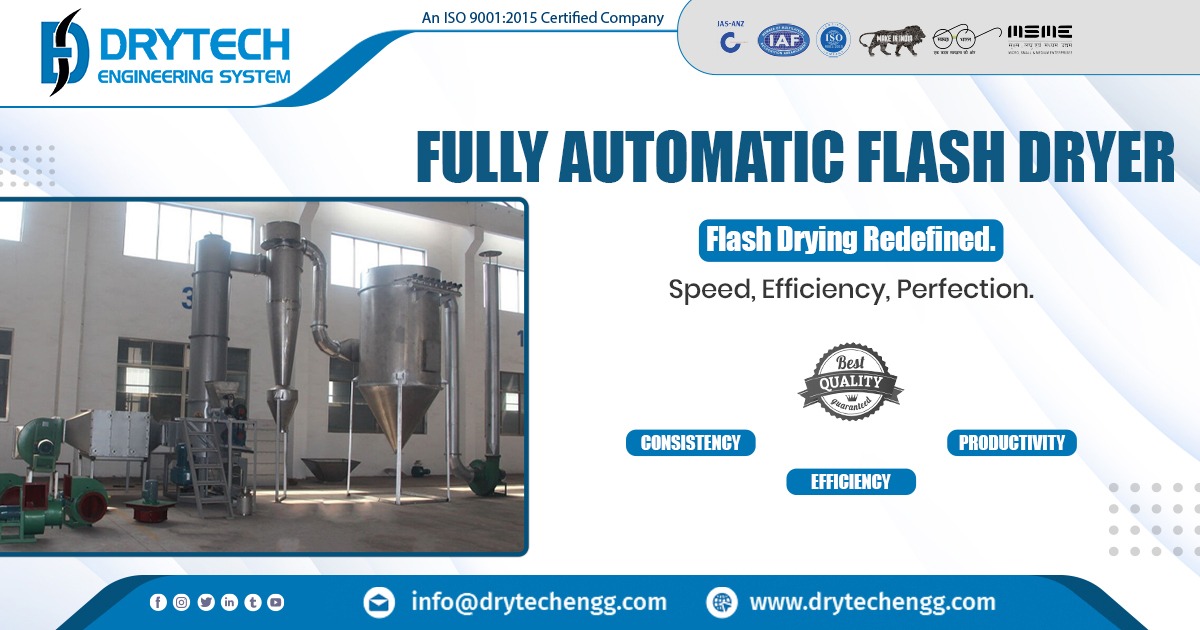 Fully Automatic Flash Dryer in Uttar Pradesh