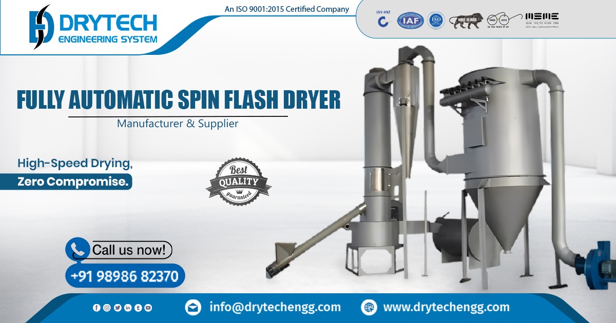 Fully Automatic Spin Flash Dryer in Mozambique