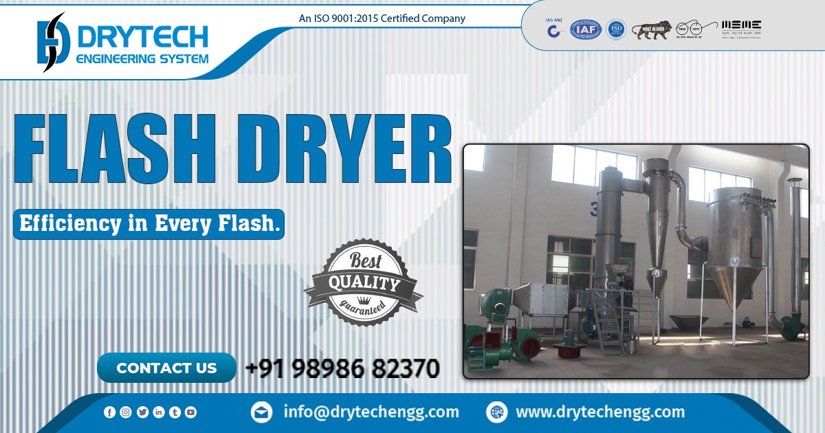 Flash Dryer Supplier in Madhya Pradesh